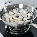 Stainless Steel Vegetable Steamer Basket Expandable Folding Tray Practical New