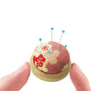 5X Wood Base Needle Pin Cushion Pillow Sharpen Small Sewing Craft Needlework