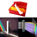 4 Inch Optical Glass Triple Triangular Prism Physics Teaching Light Spectrum