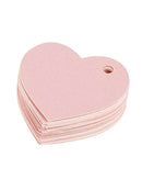 50*Heart-shaped Hanging Tag Little Pink Heart Wish Card for Proposal Evening New