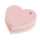50*Heart-shaped Hanging Tag Little Pink Heart Wish Card for Proposal Evening New