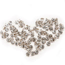 Diamante White Studs DIY Punk Rock Leathercraft Metal Rivets Spikes ewrr