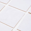 20Pcs DIY Round and Square Cork Mats Self-adhesive Insulation Coasters Cup Pads