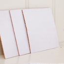 20Pcs DIY Round and Square Cork Mats Self-adhesive Insulation Coasters Cup Pads