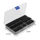 150X 2:1 Polyolefin Heat Shrink Tubing Tube Sleeve Wrap Wire Assortment 8 Sizes
