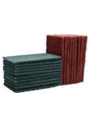 Green/Red Industrial Abrasive Finishing Polish Scouring Pads 15*10*0.9cm tg b