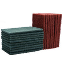 Green/Red Industrial Abrasive Finishing Polish Scouring Pads 15*10*0.9cm tg b