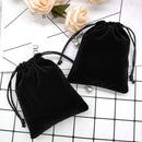 50* Velvet Small Drawstring Jewelry Pouch Gift Bag Pouch Bag Dice Storage New