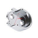 2pcs Stainless Steel Wardrobe Closet Rod Supports Flange Holder Fit Rod Dia 19mm