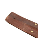 2pcs Natural Solid Wood Wooden Incense Stick Burner Holder For Home