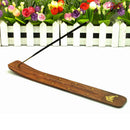 2pcs Natural Solid Wood Wooden Incense Stick Burner Holder For Home