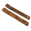 2pcs Natural Solid Wood Wooden Incense Stick Burner Holder For Home
