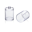 Cotton Swab Storage Holder Clear Transparent Pads Organizer Cosmetic Accessories