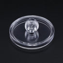 Transparent Dual Layer Cylinder Acrylic Cotton Storage Box Durable New Hot