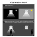 2LED Motion Sensor Lights PIR Wireless Night Light Battery Cabinet Stair Lamp