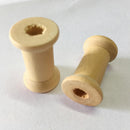 100* Wooden Empty Thread Spools Classic Bobbin DIY Sewing Notion 27mm*16mm Best