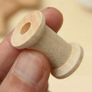 100* Wooden Empty Thread Spools Classic Bobbin DIY Sewing Notion 27mm*16mm Best