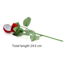 5x Velvet Storage Red Wedding Necklace Box Pendant Flower Jewelry Gift Rose Ring