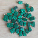 30X Mixed Irregular Stone Beads Charms Pendants for Necklace Jewelry Making