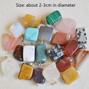 30X Mixed Irregular Stone Beads Charms Pendants for Necklace Jewelry Making