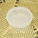 10pcs Small Plastic Storage Box Capsule Round Transparent Coin Case Organizer