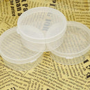 10pcs Small Plastic Storage Box Capsule Round Transparent Coin Case Organizer