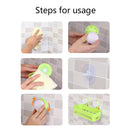 Kitchen Bathroom Plastic Shower Storage Basket Shelf Suction Holder Nice Gifts