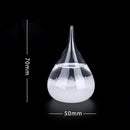 Weather Forecast Water Drop Shape Glass Bottle Tempo Drop-Storm Glass Home Decor