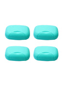 4pcs Soap Dish Case Bathroom Supplies for Home Camping Soaps Container Holder