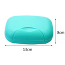 4pcs Soap Dish Case Bathroom Supplies for Home Camping Soaps Container Holder