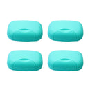 4pcs Soap Dish Case Bathroom Supplies for Home Camping Soaps Container Holder