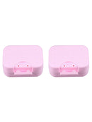 2pcs Bathroom Shower Travel Hiking Soap Box Dish Holder Case Container Best Hot