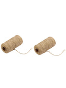 2x Natural Brown Jute Burlap Hemp Twine String Cord Rope For Arts Craft Gift