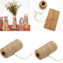 2x Jute Hemp Rope Roll Twine String Cord Craft DIY Scrapbooking Making 100M