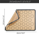 2X Silicone Pastry Cake Macaroon Oven Baking Mould Sheet Mat Non-Stick