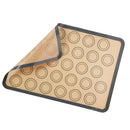 2X Silicone Pastry Cake Macaroon Oven Baking Mould Sheet Mat Non-Stick