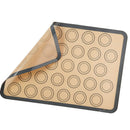 2Pcs 30-cavity Silicone Pastry Cake Macaroon Oven Baking Mould Sheet Mat
