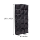 18 Pockets Vertical Growing Planting Bag Wall Hanging Pocket Garden Planter