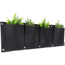 4 Grids Grow Planter Bag Garden Plastic Planting Bag For Growing Vegetable Plant