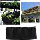 4 Grids Grow Planter Bag Garden Plastic Planting Bag For Growing Vegetable Plant