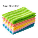 10*Microfiber Dishcloth Square Kitchen Washing Cleaning Towel Dish Cloth New Hot