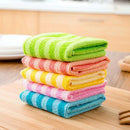 10*Microfiber Dishcloth Square Kitchen Washing Cleaning Towel Dish Cloth New Hot