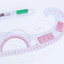 Creative Ruler Wood Straight Ruler Drawing Bookmarks School Line