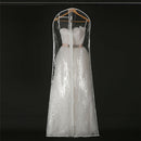 Clear Wedding Evening Dress Bridal Gown Garment Dustproof Cover Storage Bag