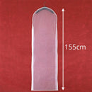 Wedding Dress Bridal Gown Garment Dust Proof Breathable Cover Storage Bag Zipper