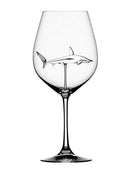 300ml Clear Red Wine Shark Glass Goblet Crystal Cup Special Xmas Gift For Party
