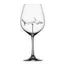 300ml Clear Red Wine Shark Glass Goblet Crystal Cup Special Xmas Gift For Party