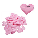 500pcs Fabric Heart Shape Padded Confetti Petal Wedding Indoor Living Decoration