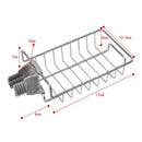 Adjustable Steel Sink Shelf Faucet Storage Sponge Drain Rack Holder hot new