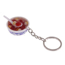 3pcs Plastic Simulation Food Chinese Noodles Key Chain Keyring Pendant Keychain